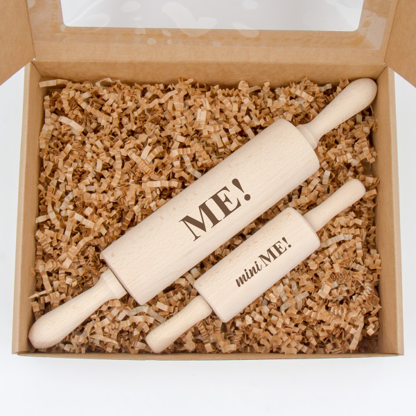 Rolling Pin Set "Me and Mini Me" Rolling Pin Set "Me and Mini Me"