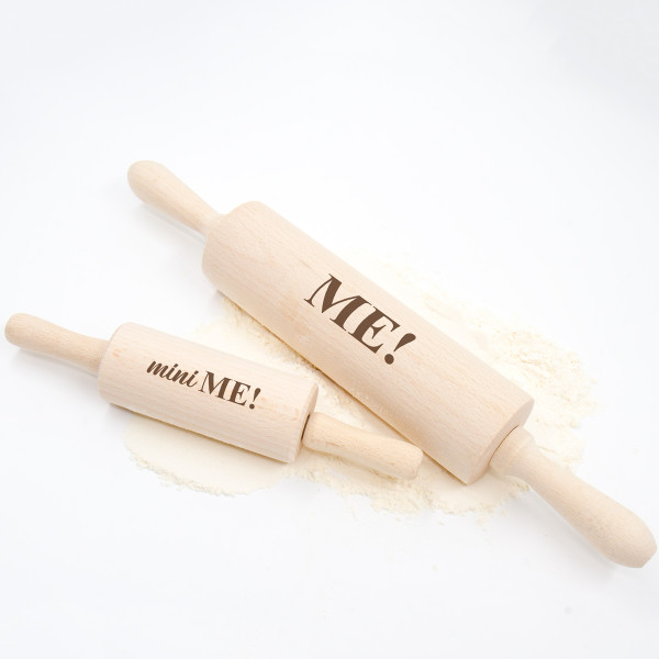 Rolling Pin Set "Me and Mini Me" Rolling Pin Set "Me and Mini Me"