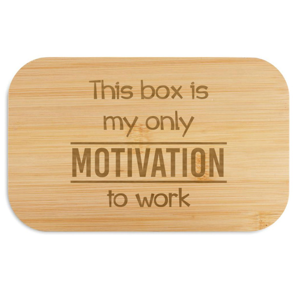 Lunch box "BEIBABOX – motivation to work"