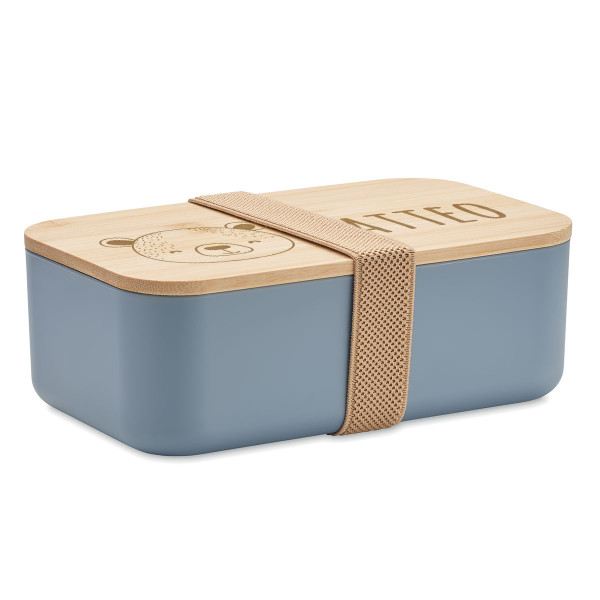 Lunch box "BEIBABOX - teddy bear" with your chosen name