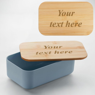 Lunch box "BEIBABOX" with text of your choice Lunch box "BEIBABOX" with text of your choice