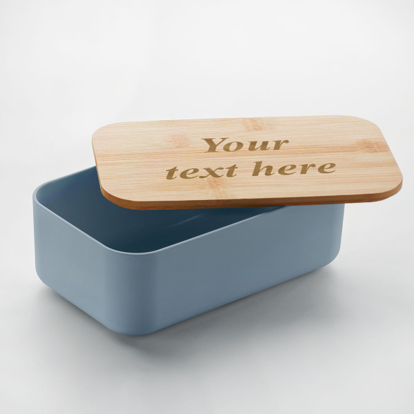 Lunch box "BEIBABOX" with text of your choice