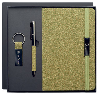 Luxury Writing Set "Best Boss" with Custom Initials