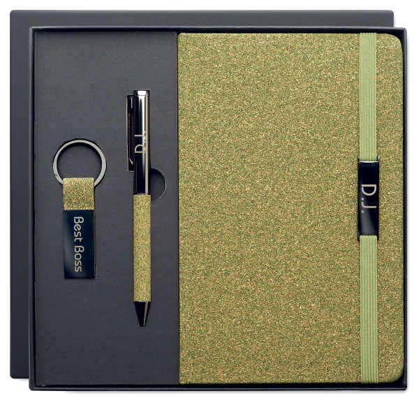 Luxury Writing Set "Best Boss" with Custom Initials Luxury Writing Set "Best Boss" with Custom Initials