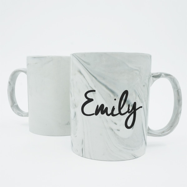 Marble mug with your chosen name Marble mug with your chosen name