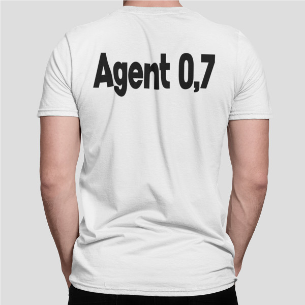 T-shirt "Agent 0,7"