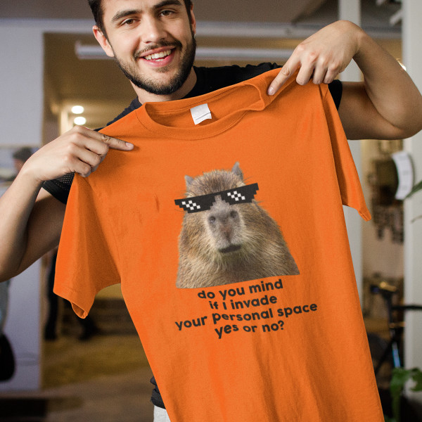 T-shirt "Capybara" with your chosen text T-shirt "Capybara" with your chosen text