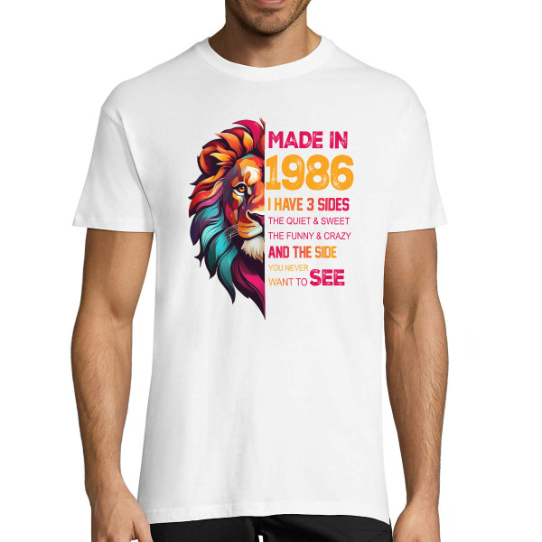 T-shirt "Made in" with Your Chosen Birth Year