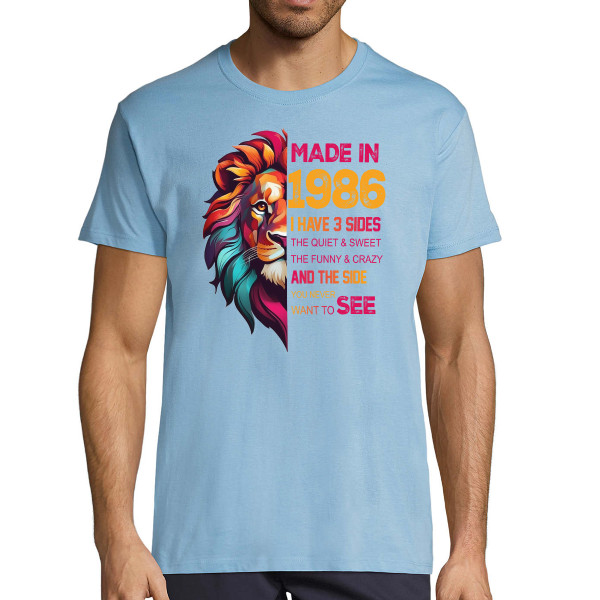 T-shirt "Made in" with Your Chosen Birth Year