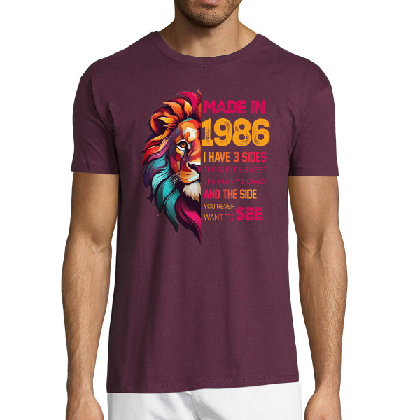 T-shirt "Made in" with Your Chosen Birth Year