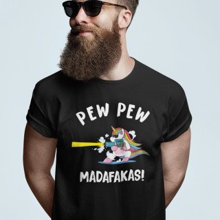 T-shirt "Pew pew unicorn"
