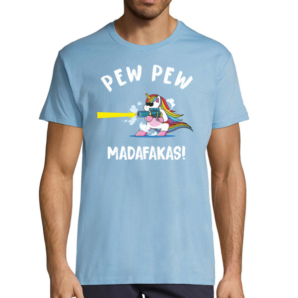 T-shirt "Pew pew unicorn"