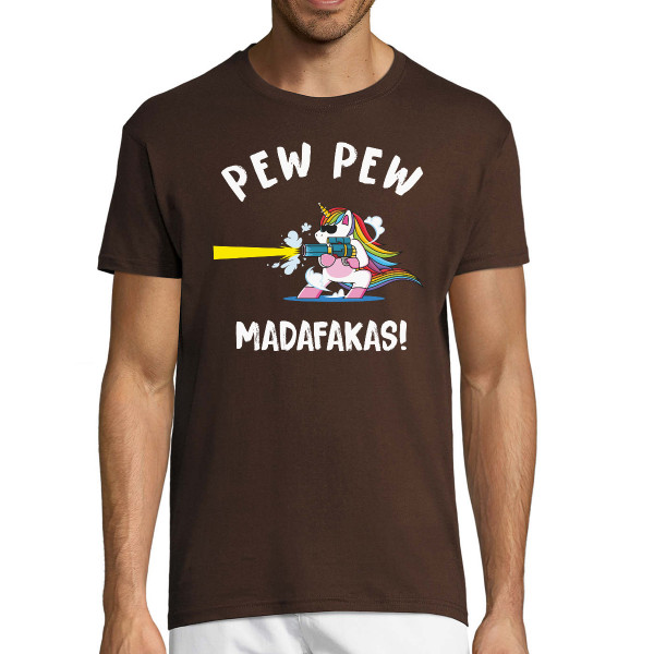 T-shirt "Pew pew unicorn"
