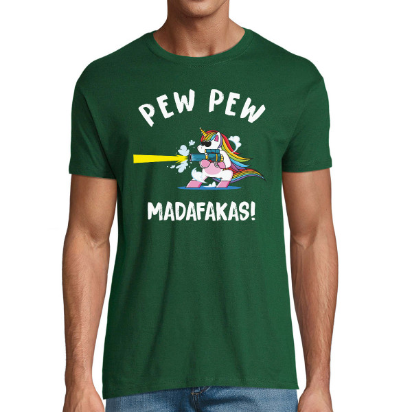 T-shirt "Pew pew unicorn"