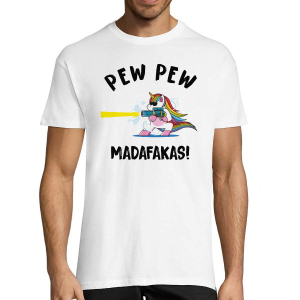 T-shirt "Pew pew unicorn"