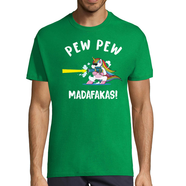 T-shirt "Pew pew unicorn"