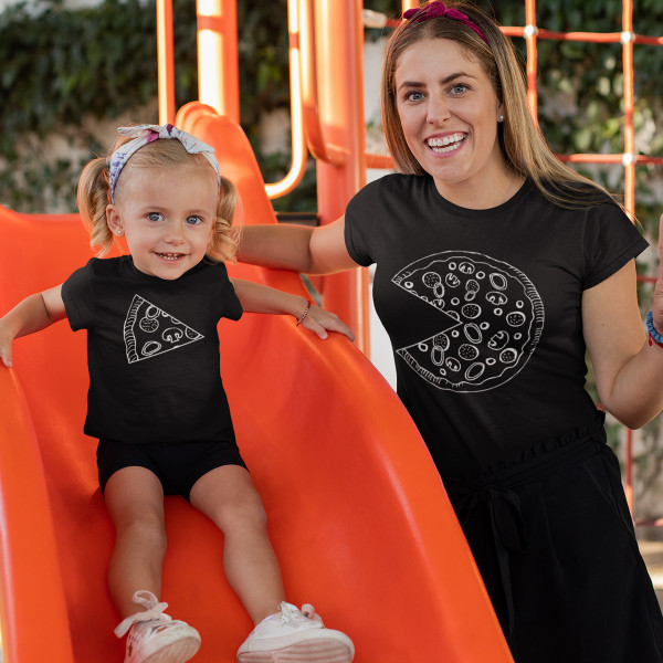 T-Shirt set for mother and child "Pizza" T-Shirt set for mother and child "Pizza"
