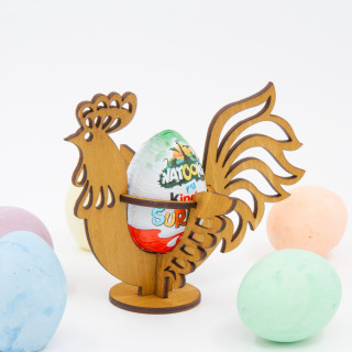 Wooden Egg Holder "Rooster"
