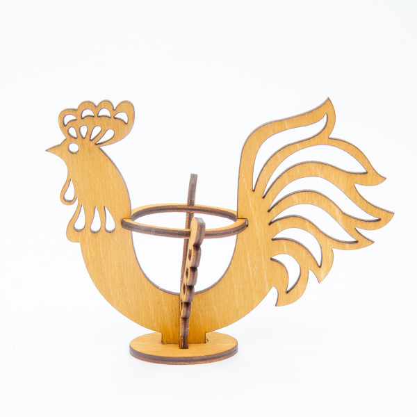 Wooden Egg Holder "Rooster" Wooden Egg Holder "Rooster"