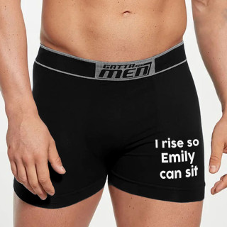 Men's underwear "I rise" with your selected name