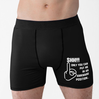 Men's underwear "Awkward position"