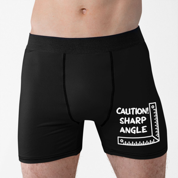 Men's underwear "Caution! Sharp angle" Men's underwear "Caution! Sharp angle"