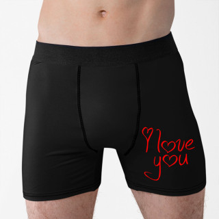 Men's underwear "I love you"