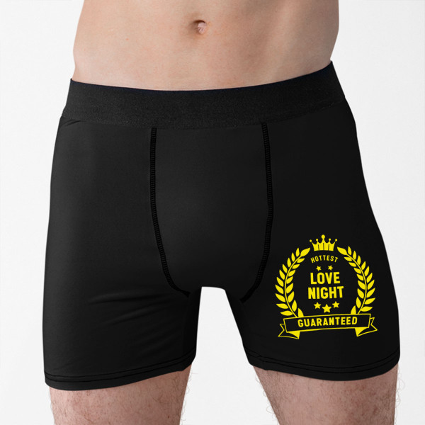 Men's underwear "Love night guaranteed" Men's underwear "Love night guaranteed"