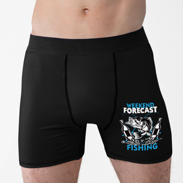 Men's underwear "Weekend fishing forecast" Men's underwear "Weekend fishing forecast"