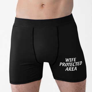 Men's underwear "Wife protected area"