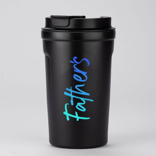 Metal thermo mug "Father's" (400ml)