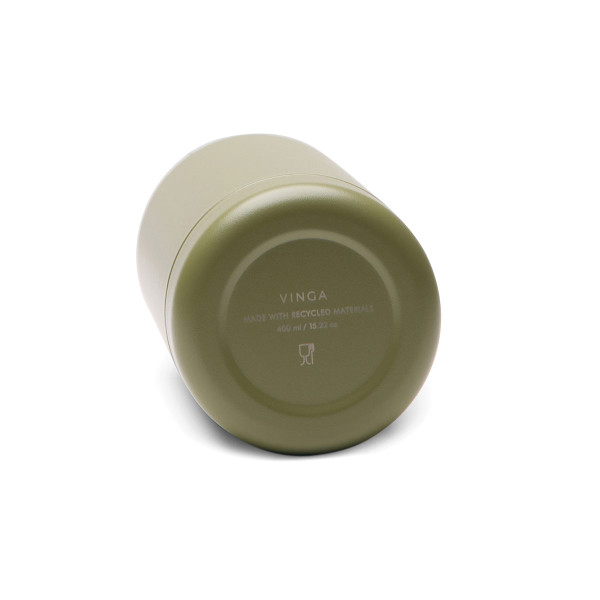 Metal thermal bottle "VINGA Parks" with your engraved text (400ml)