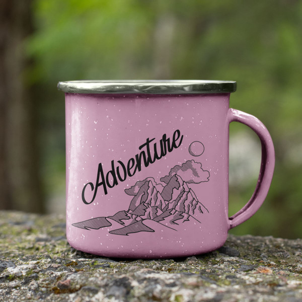 Metal Mug "Adventure" Metal Mug "Adventure"