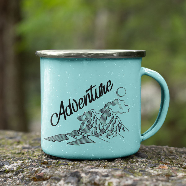 Metal Mug "Adventure" Metal Mug "Adventure"