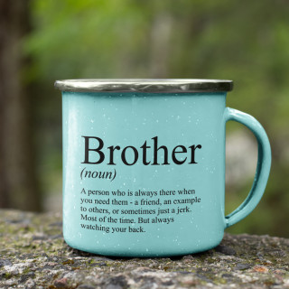 Metal Mug "Brother"