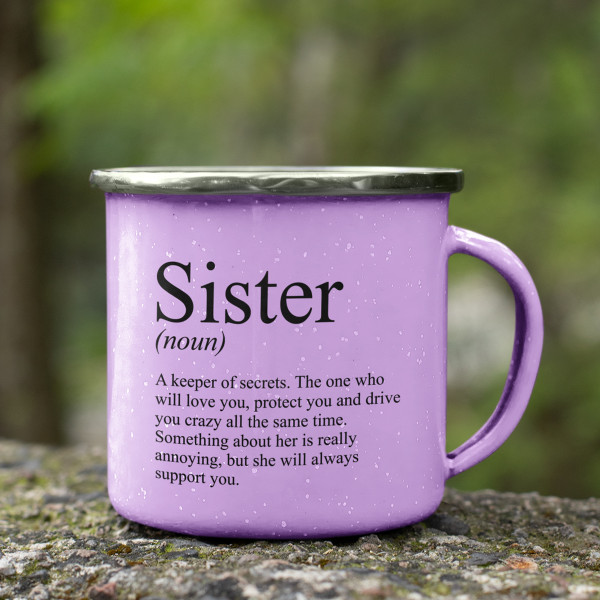 Metal Mug "Sister" Metal Mug "Sister"