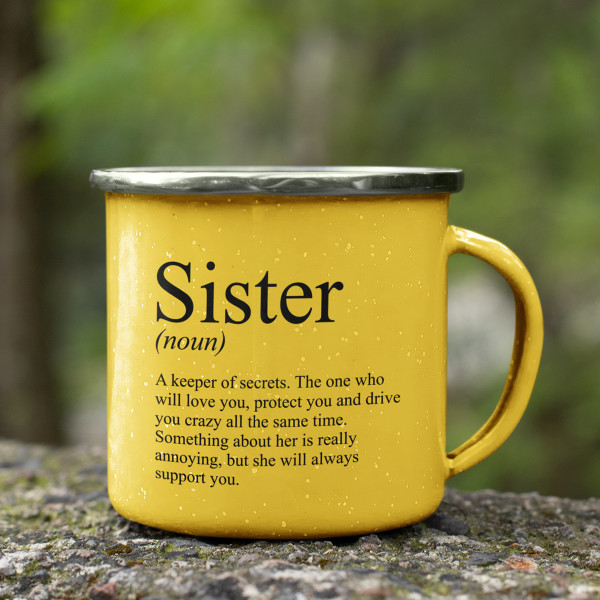 Metal Mug "Sister" Metal Mug "Sister"