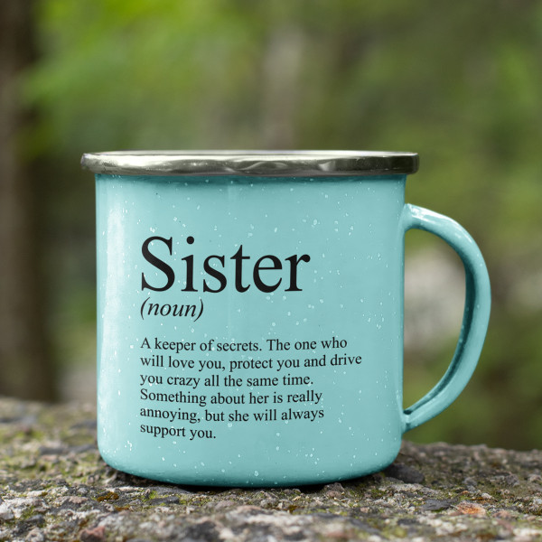 Metal Mug "Sister" Metal Mug "Sister"