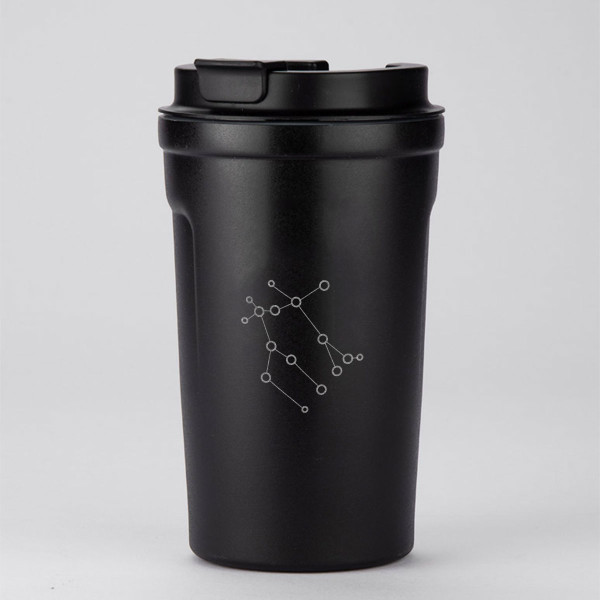 Metal Thermal Mug "Zodiac Constellation" with Your Chosen Zodiac Sign (400ml) Metal Thermal Mug "Zodiac Constellation" with Your Chosen Zodiac Sign (400ml)