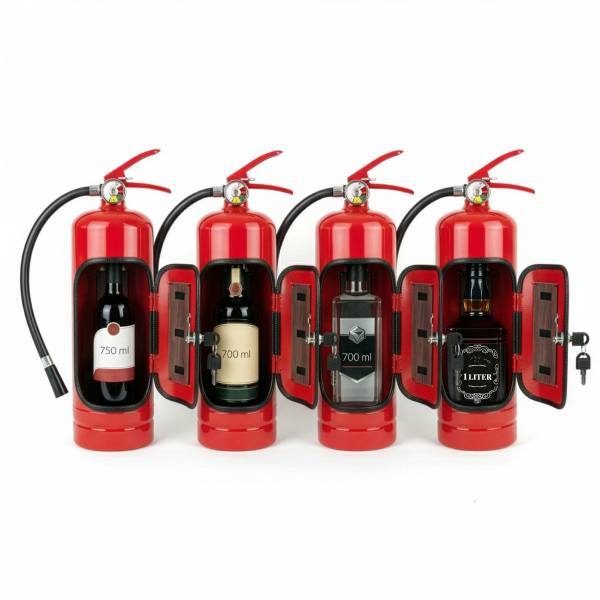 Mini Bar "Fire Extinguisher" (for bottles up to 1 L)