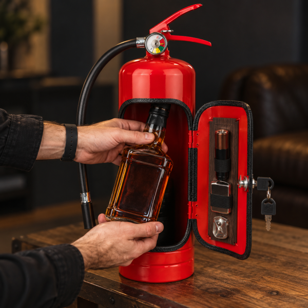 Mini Bar "Fire Extinguisher" (for bottles up to 1 L)