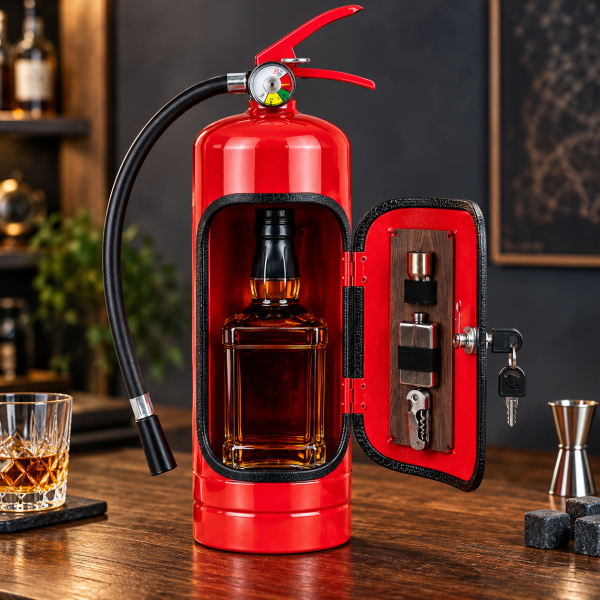 Mini Bar "Fire Extinguisher" (for bottles up to 1 L)