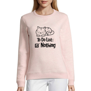 Women's pastel "Sully" sweatshirt "The list"