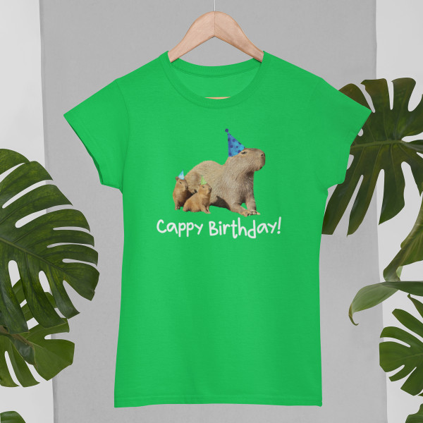 Women's T-shirt "Cappy birthday"