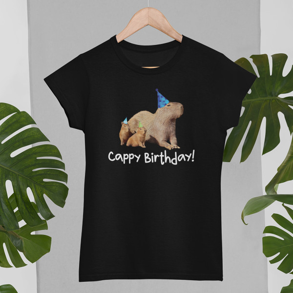 Women's T-shirt "Cappy birthday"