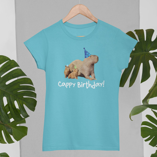 Women's T-shirt "Cappy birthday"