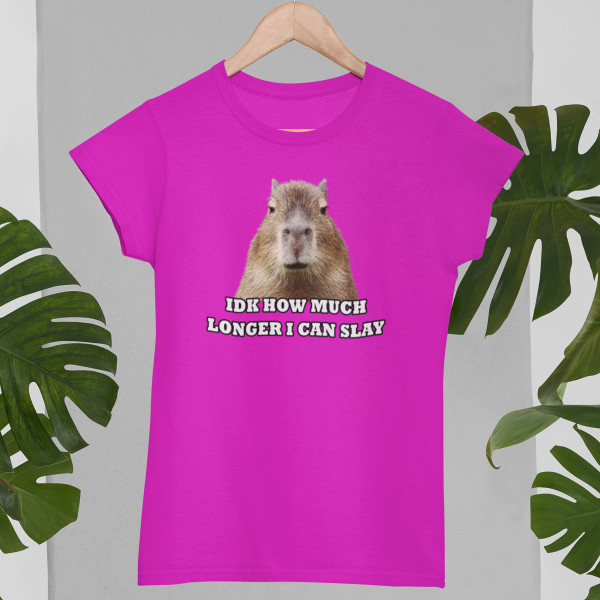 Women's T-shirt "Idk how much longer"