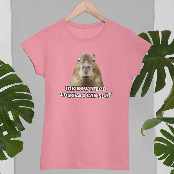 Women's T-shirt "Idk how much longer"