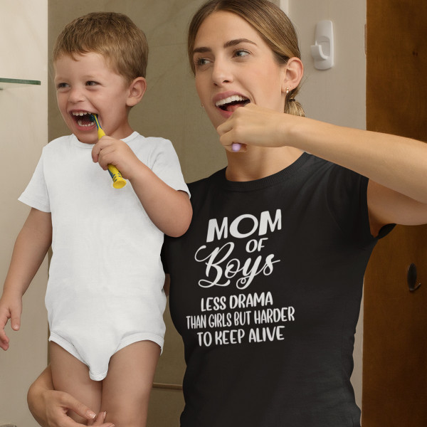 Women's T-shirt "Mom of boys"