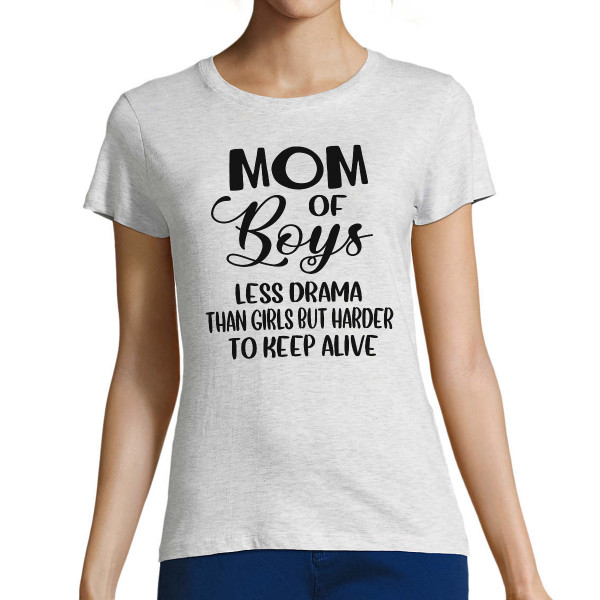 Women's T-shirt "Mom of boys"